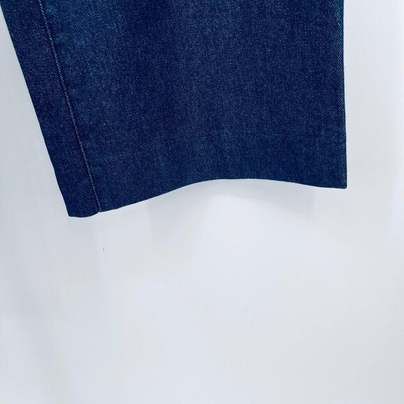 Favorite Daughter Vienna Wide Leg Pants Size 14 Dark Wash Denim High Rise Cotton - Picture 5 of 13